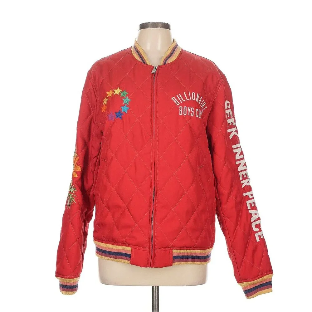 Billionaire Boys Club quilted red